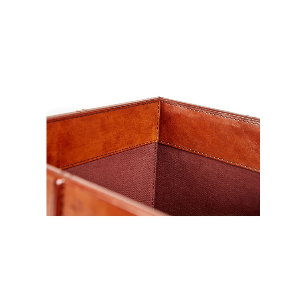 Seconds - Leather Wastepaper Bin