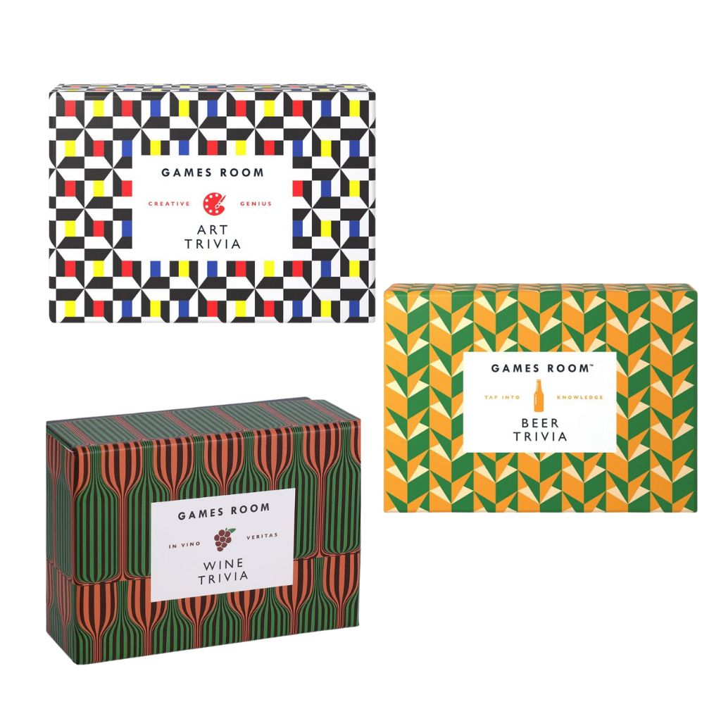 Set of Three Trivia Games
