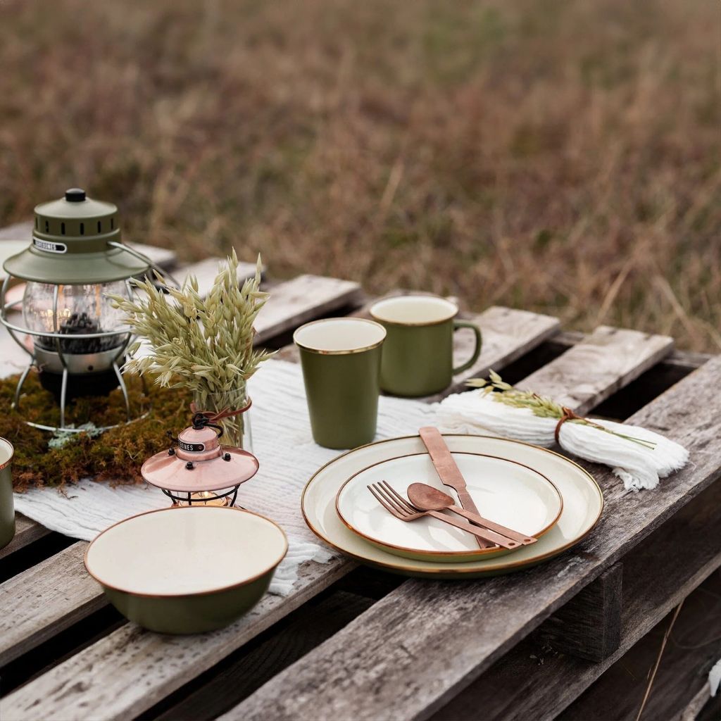 Set of salad plates