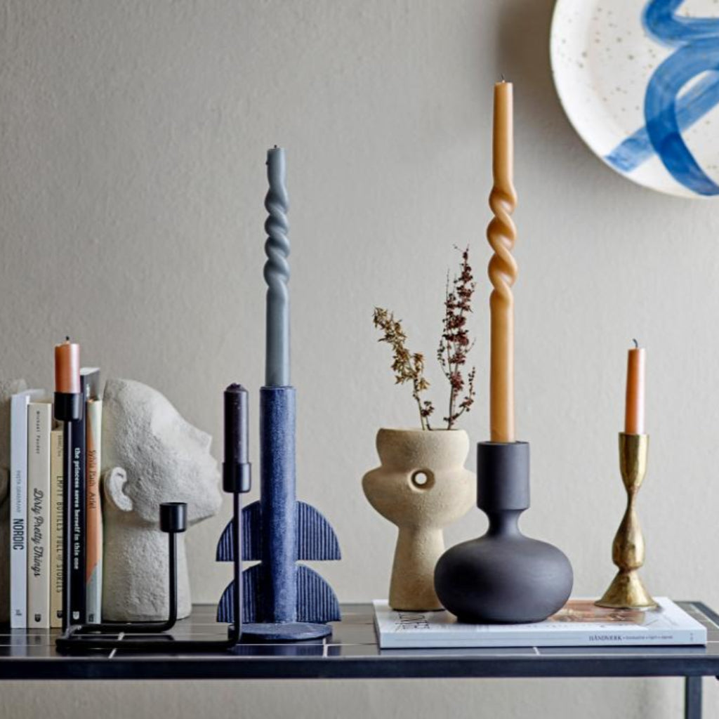 Twist Candle - Grey
