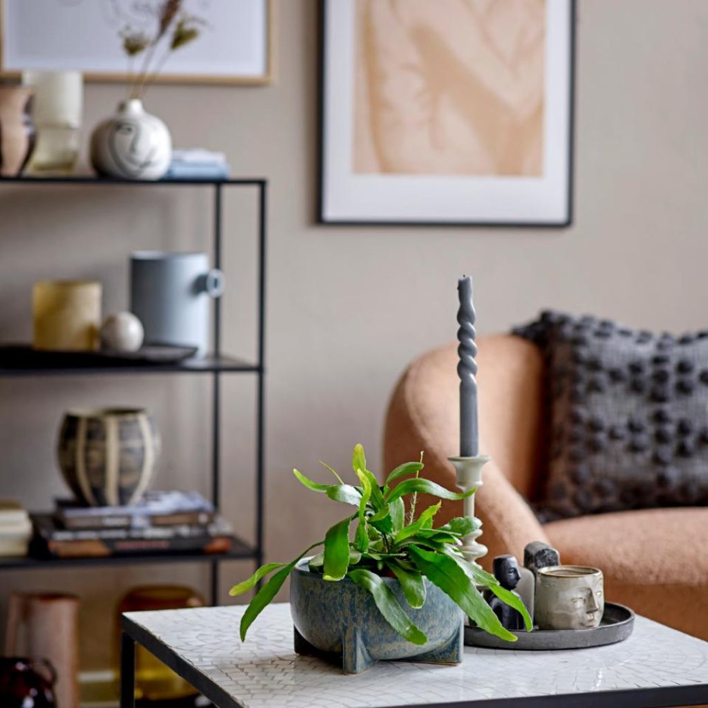 Twist Candle Grey