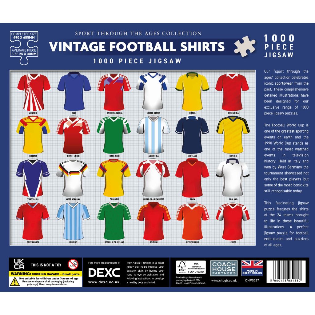 Vintage Football Shirts Jigsaw