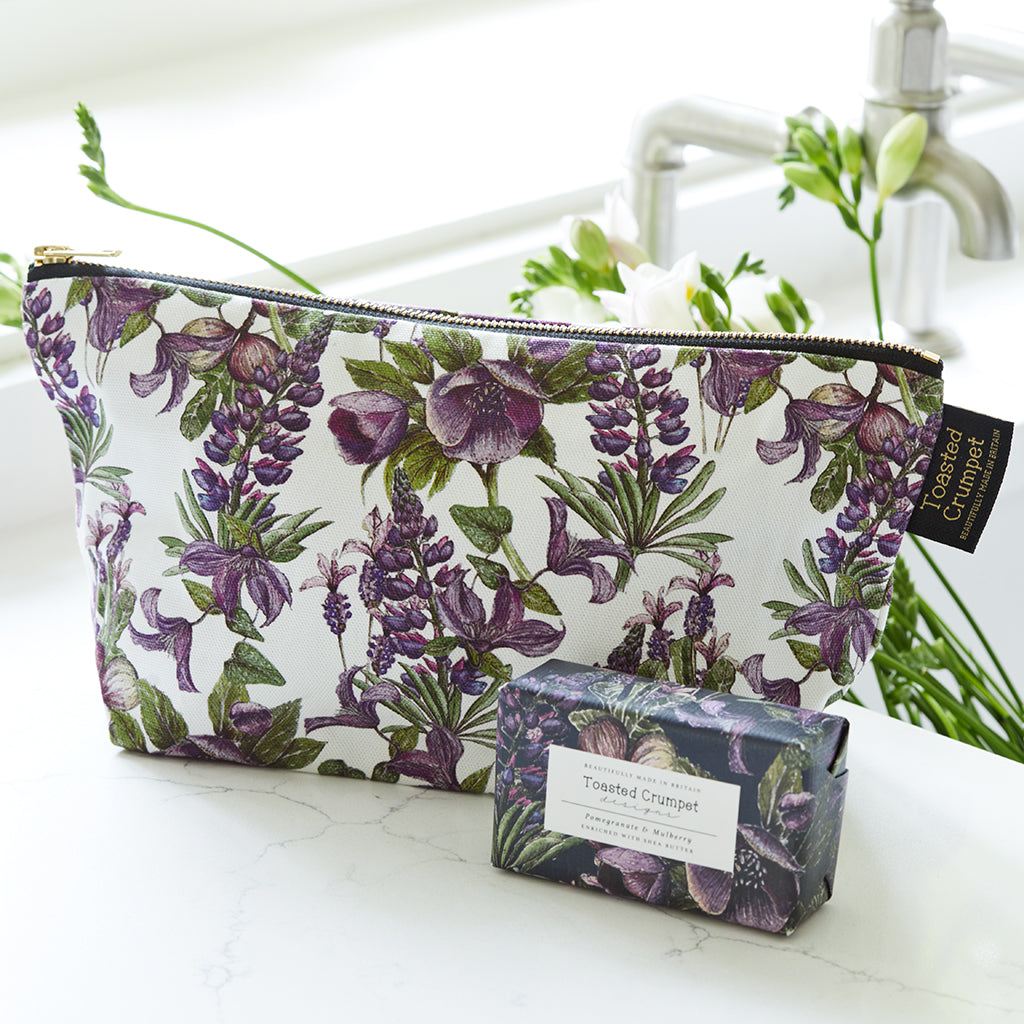 Mulberry Wash Bag and Soap Set