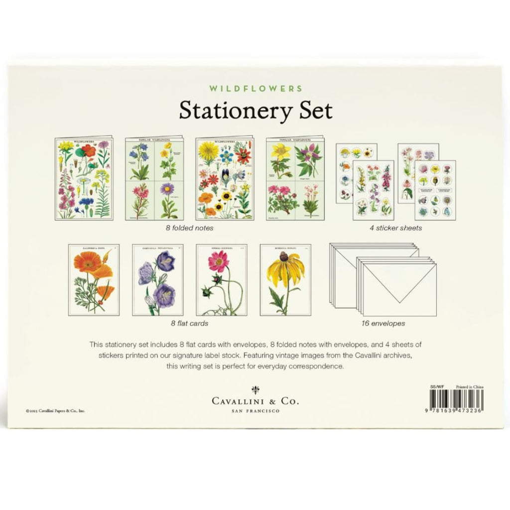 Wildflowers Stationery Set