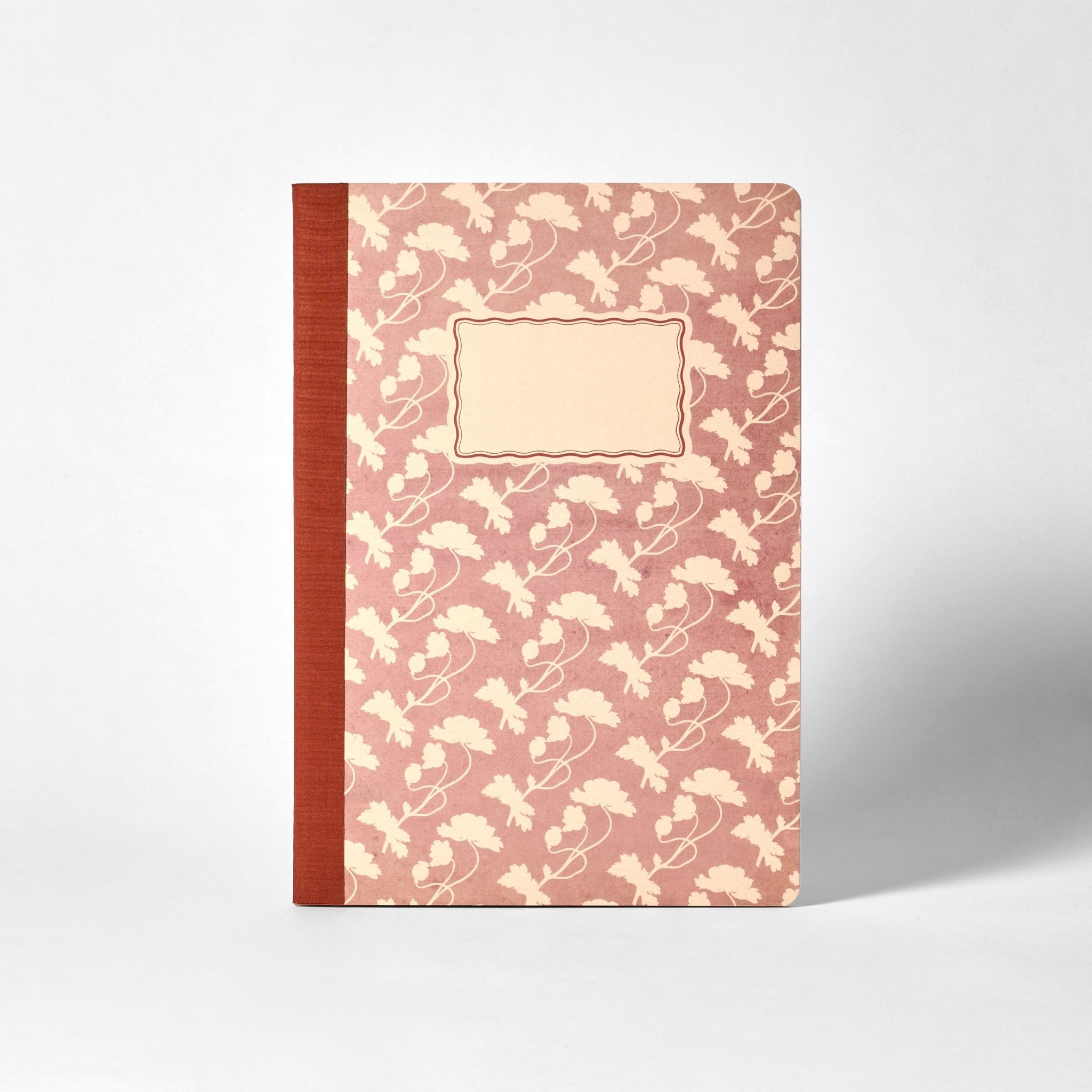 A5 Single Notebook - Philipp Otto Runge Pink Flowers - Life of Riley