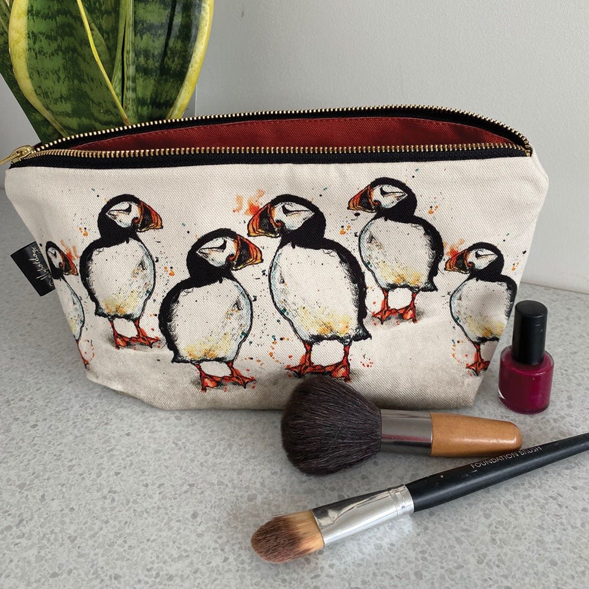 Cosmetic Bag - Puffin - Life of Riley