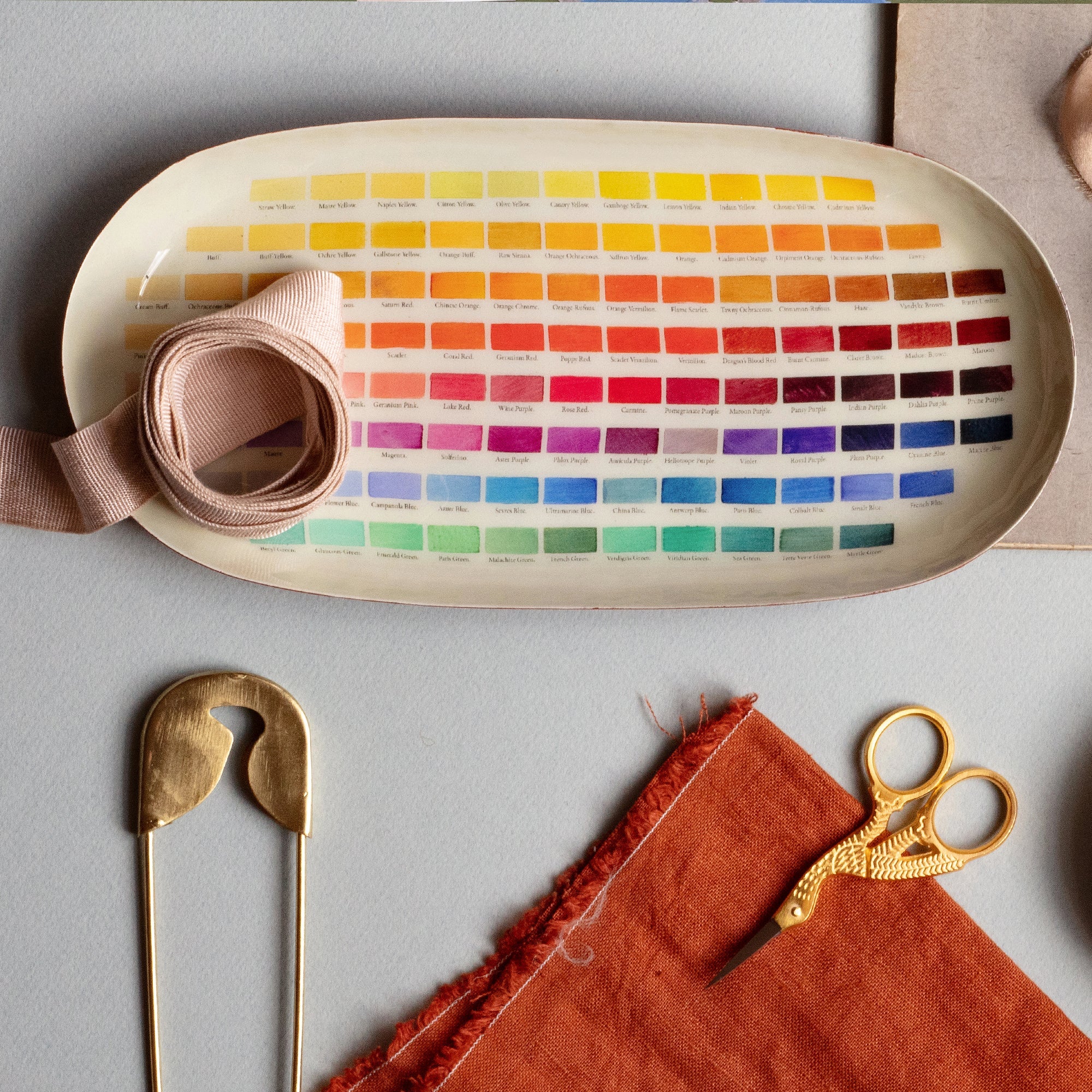 Enamel Printed Tray - Nomenclature of Colours - Life of Riley
