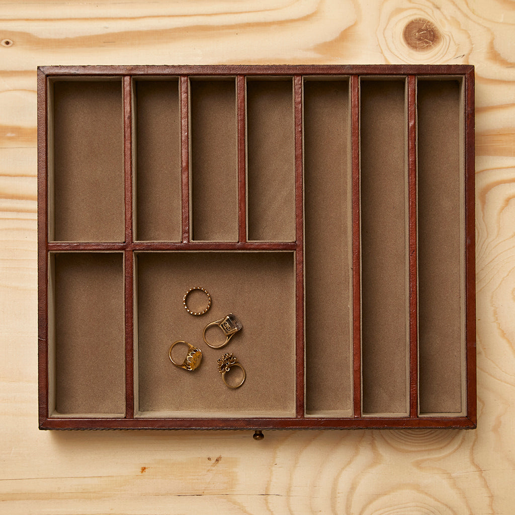inside drawer of watch box