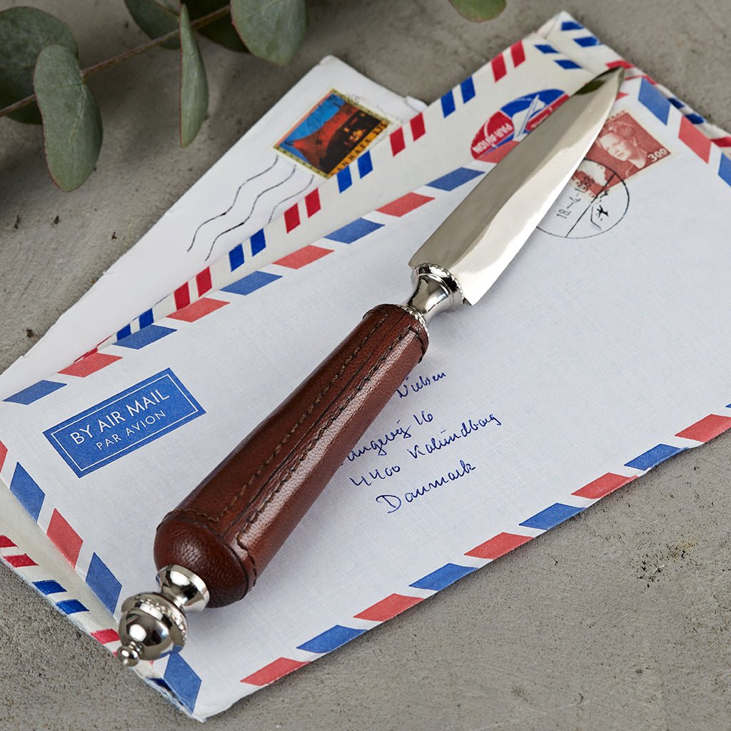 Leather Handled Letter Knife - Life of Riley