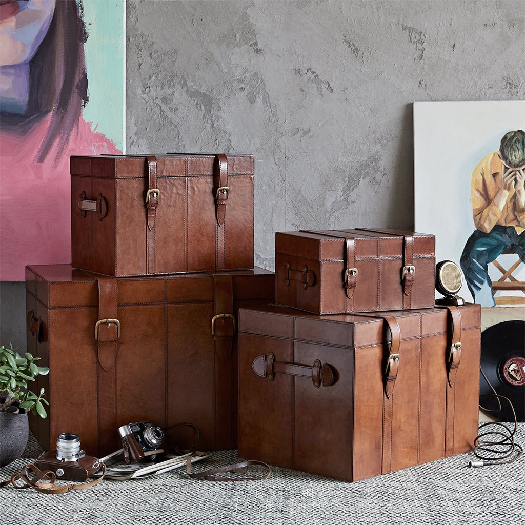 Leather Heirloom Trunk - Life of Riley