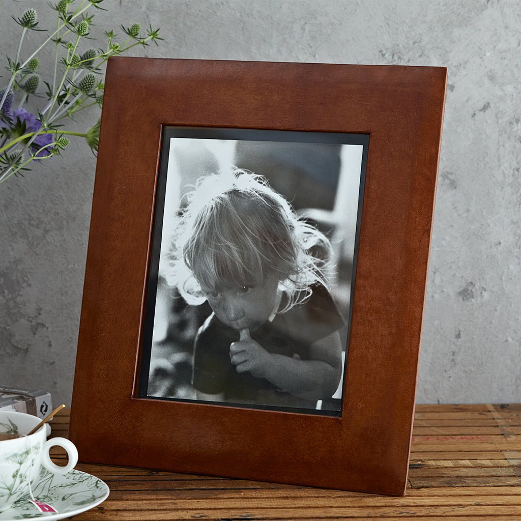 Leather Picture Frame. Three Sizes - Life of Riley