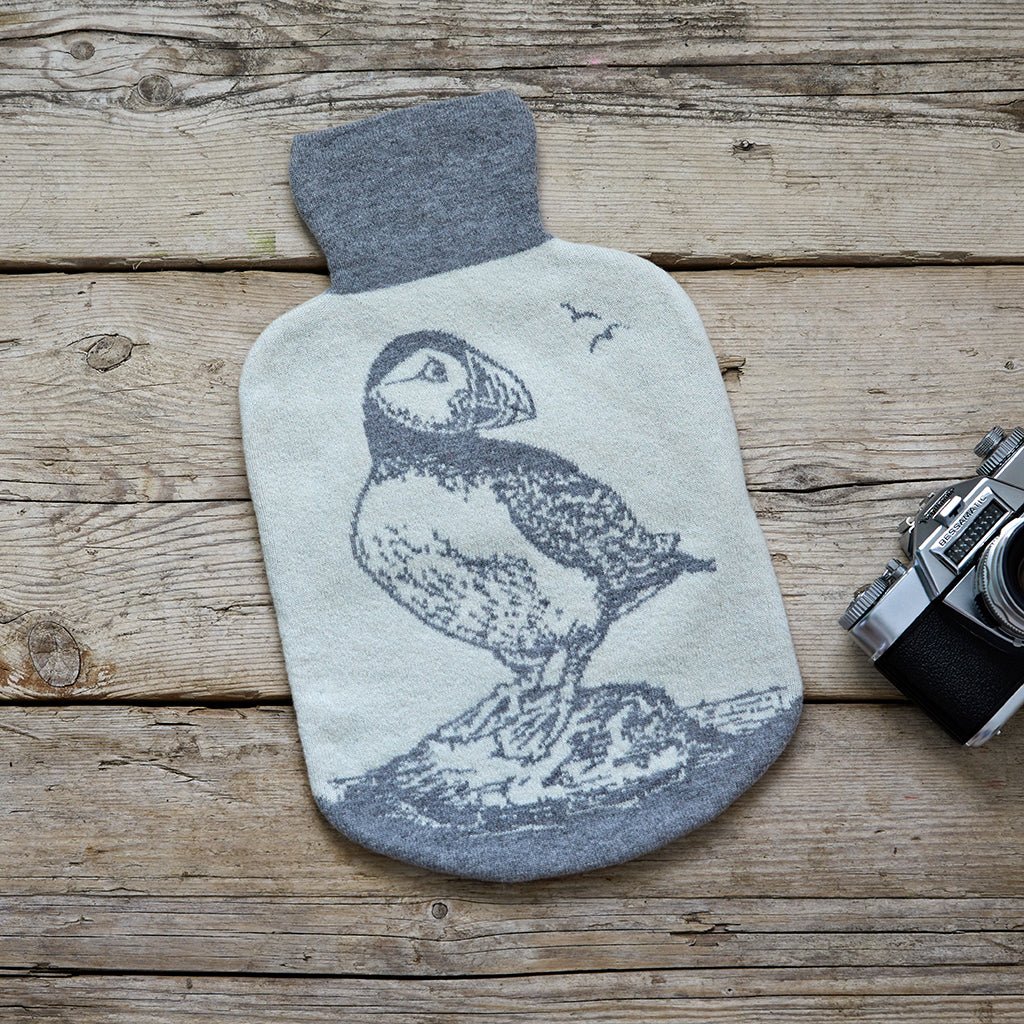 Puffin Design Hot Water Bottle - Life of Riley