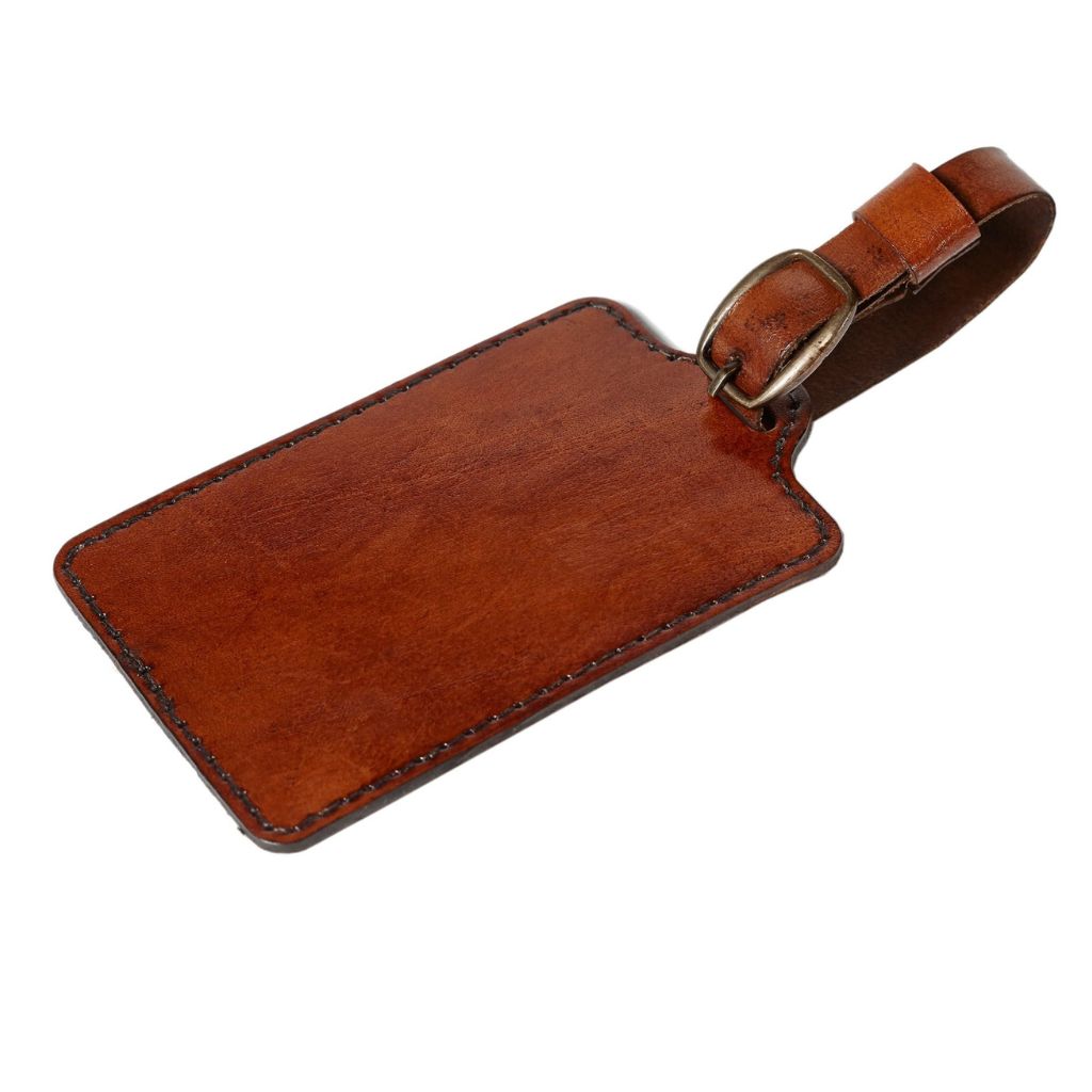 Seconds Leather Luggage Tag