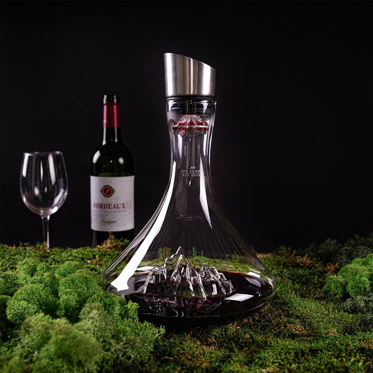 Topographic Wine Decanter - Mount Blanc - Life of Riley