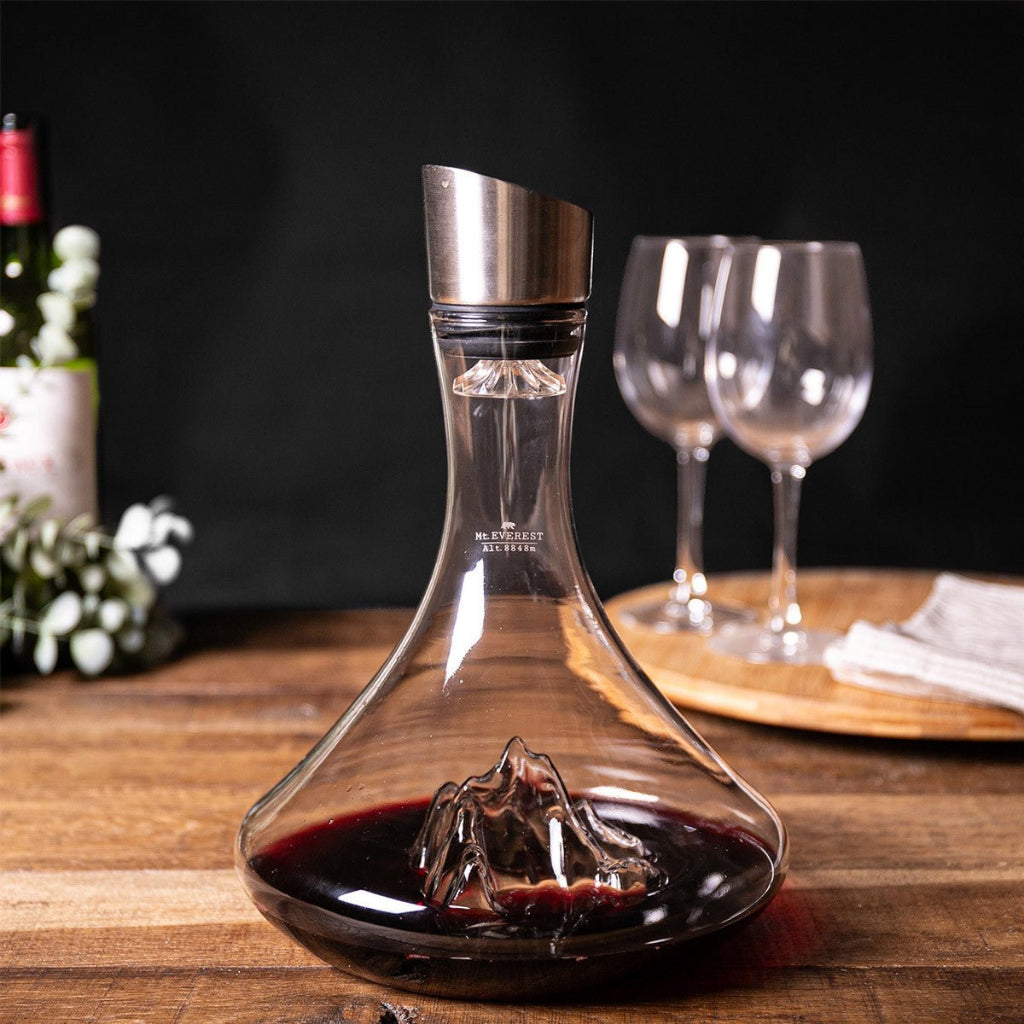 Topographic Wine Decanter - Mount Everest - Life of Riley